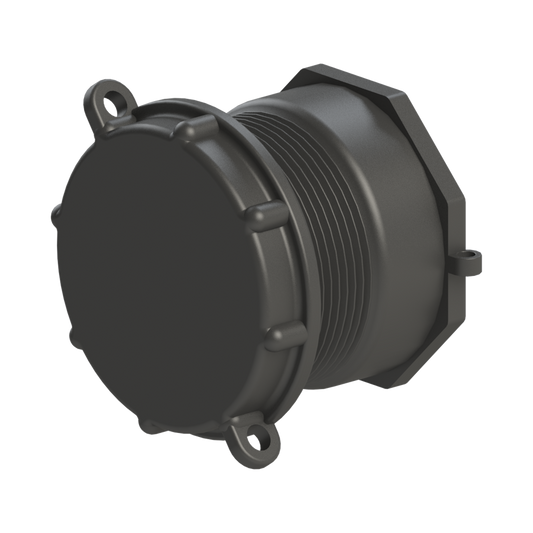2'' NPT short male x S60x6 female, gasket, foil, cap