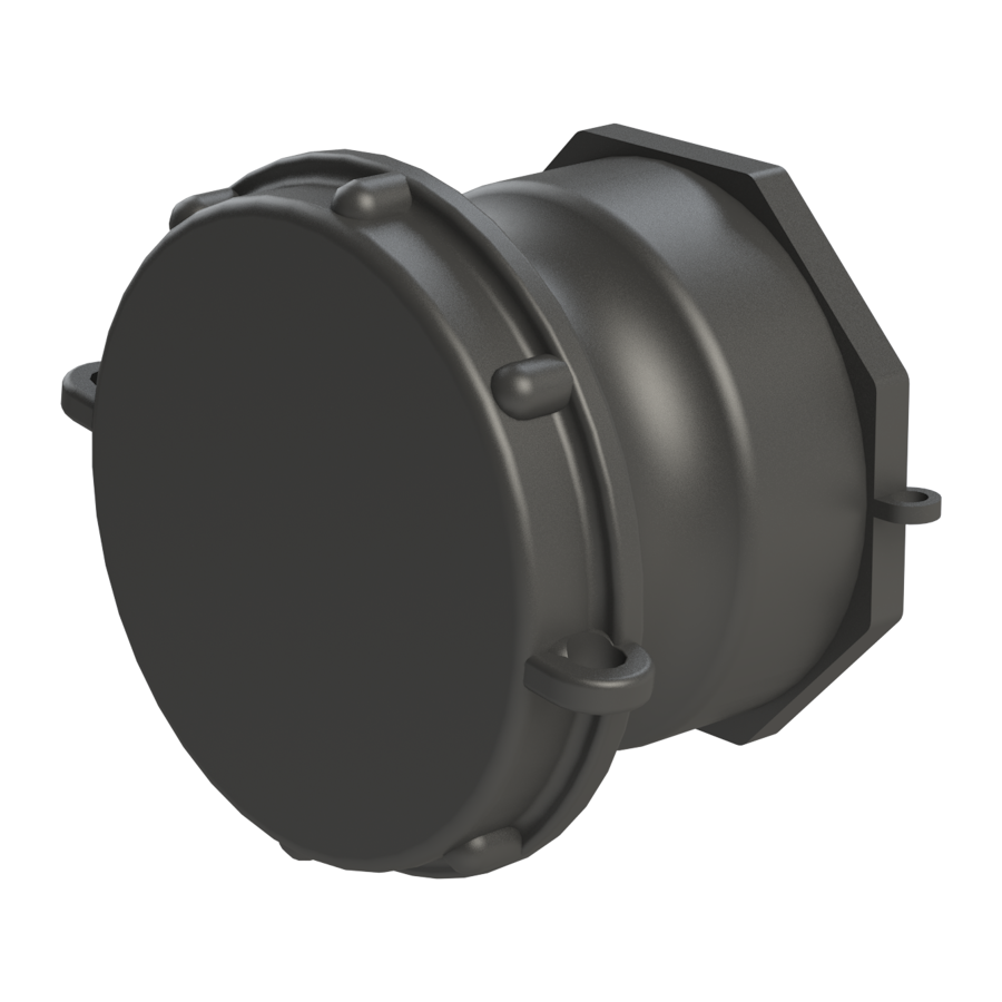 CPP S60X6 female to 2 inch short male Camlock Type A 21B adaptor with Cam cap