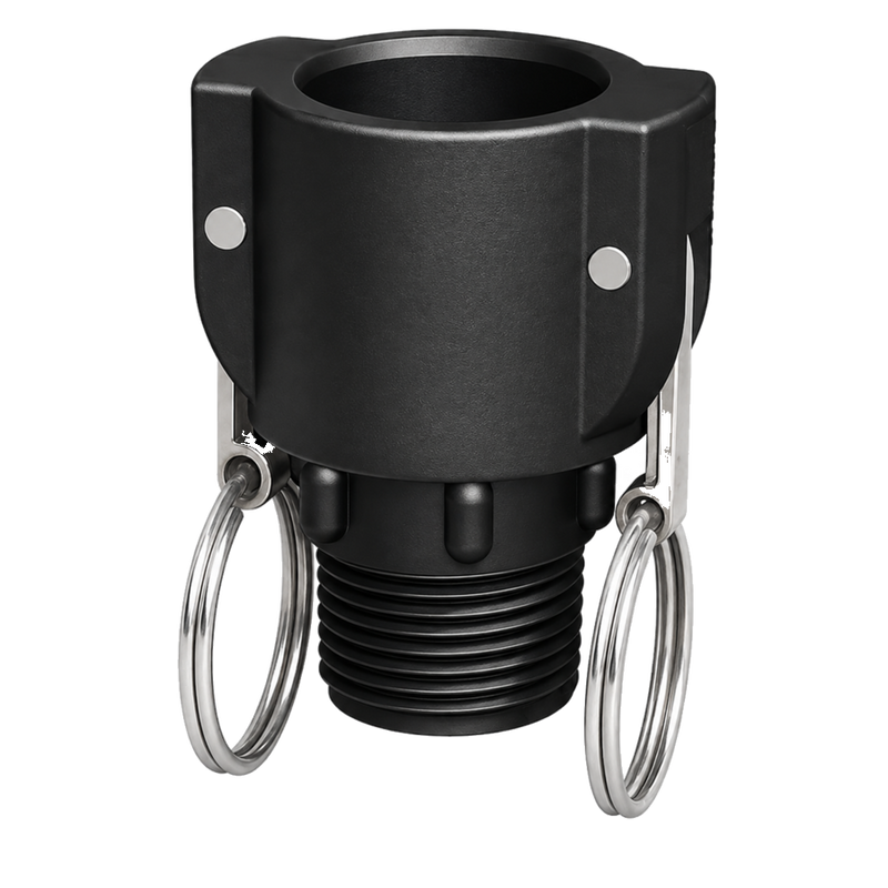1″ Female Camlock × 1″ NPT Male (Type B) - GF Polypropylene - CPP®