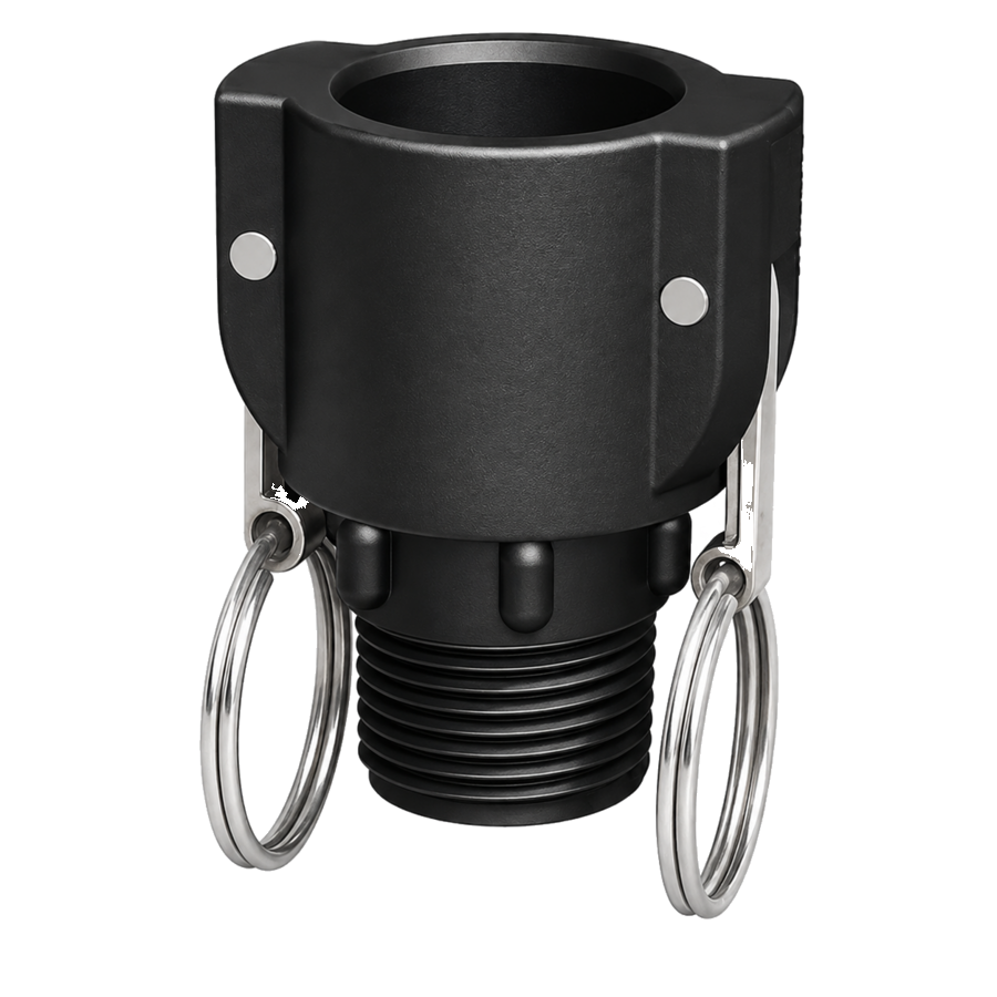 CPP 1″ Female Camlock × 1″ BSPT Male (Type B)