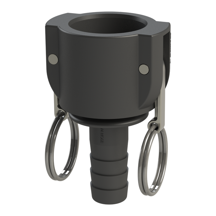 CPP 1″ Female Camlock × ¾″ (19 mm) Hose Tail (Type C)