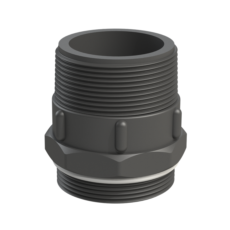 BCS G2 × 11.5 (2″ BSP/NPS) Drum Thread × 2″ NPT Male – GF Polypropylene – CPP®
