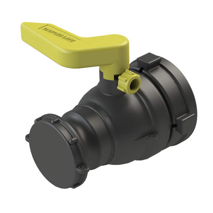 CPP DL275UF2CAM7 DARCIE-LITE IBC ball valve, S75X6 female inlet to 2 inch male Camlock