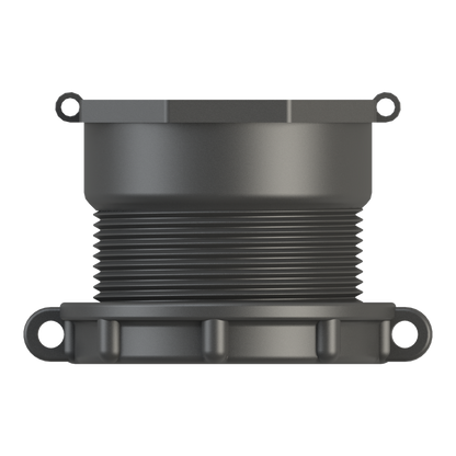 2'' NPT short male x S60x6 female, gasket, foil, cap