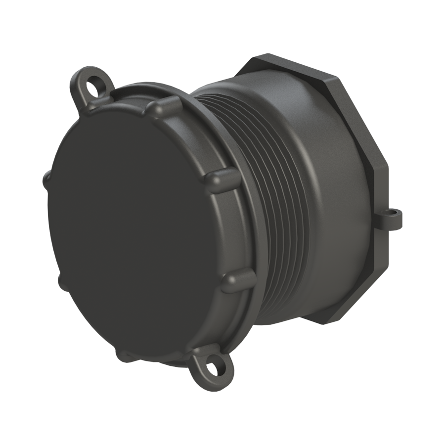 2'' NPT short male x S60x6 female, gasket, foil, cap