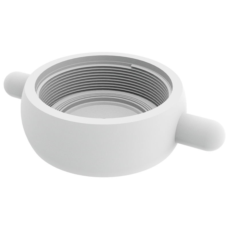 3″ BSPP Lugged Female Dust Cap – Natural Polypropylene – CPP®