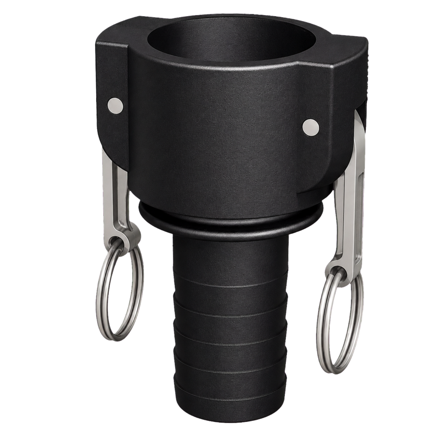 CPP 1½″ Female Camlock × 1½″ (38 mm) Hose Tail (Type C)