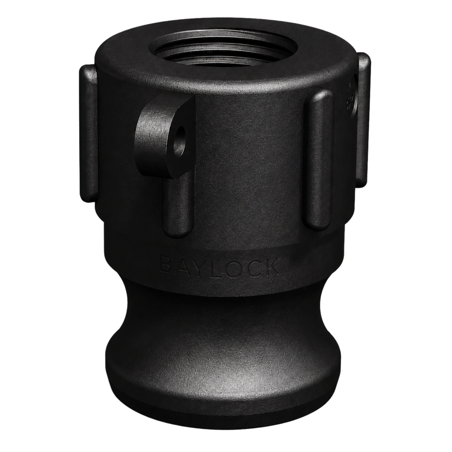 ¾″ Male Camlock × ½″ NPT Female (Type A) - GF Polypropylene - CPP®
