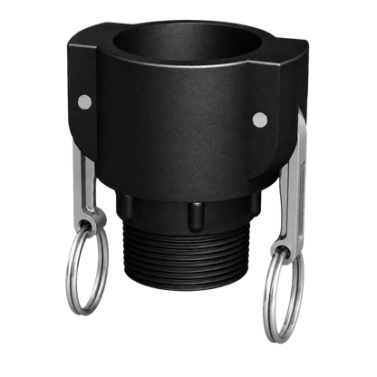 1½″ Female Camlock × 1½″ NPT Male (Type B) - GF Polypropylene - CPP®