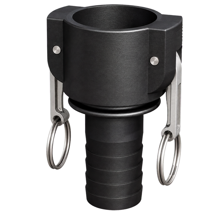CPP 1½″ Female Camlock × 1½″ (38 mm) Hose Tail (Type C)