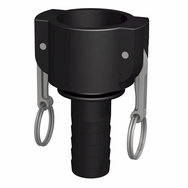 CPP 1½″ Female Camlock × 1¼″ (32 mm) Hose Tail (Type C)