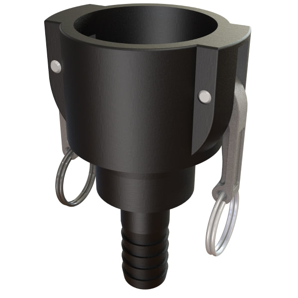 CPP 2″ Female Camlock Swivel × 1″ (25 mm) Hose Tail (Type SC)