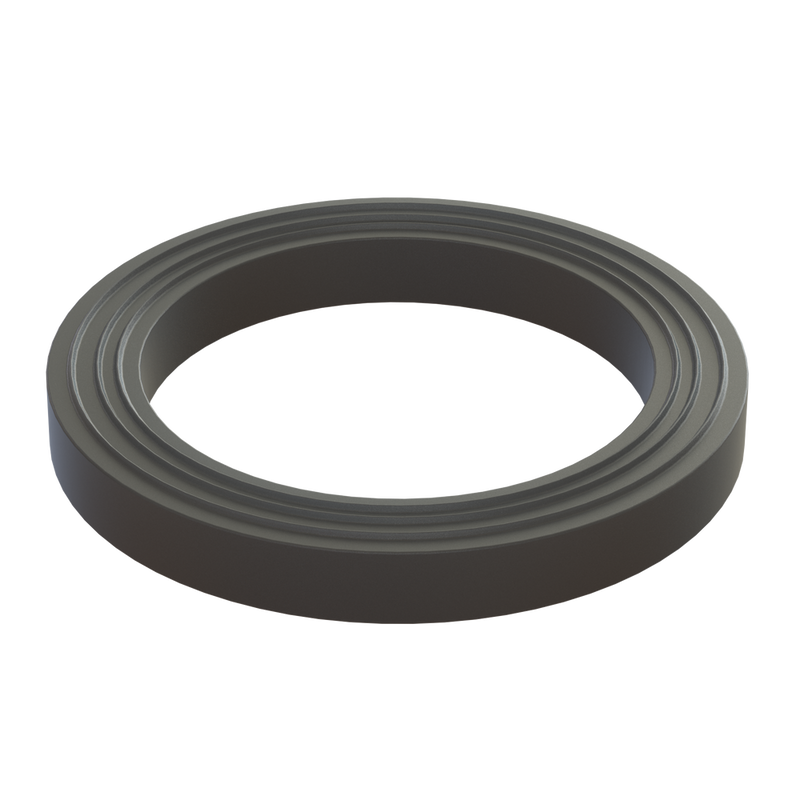 1¼″ Camlock Ribbed Gasket – PP Olefin Elastomer – Black – CPP®