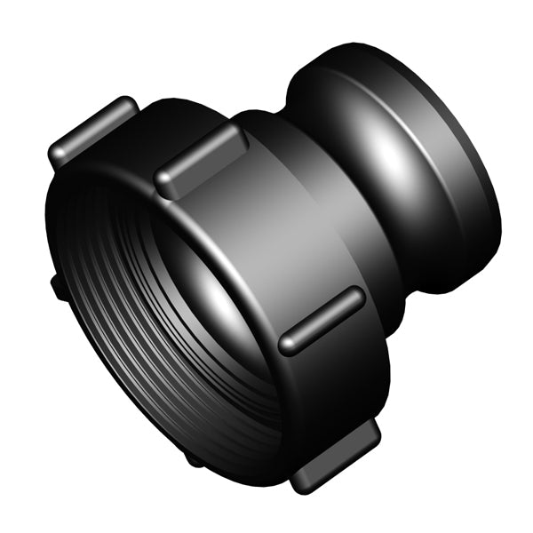 CPP M80X3 female Kingtainer × 2″ male Camlock Type A adaptor
