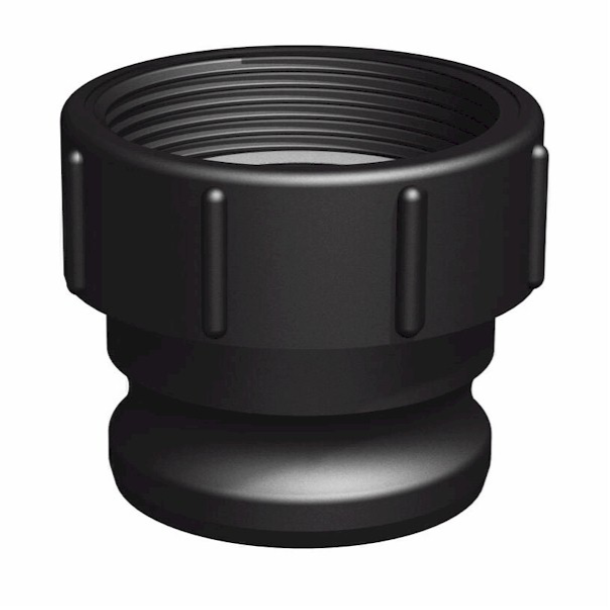 S92X4 Female × 3″ Male Camlock Type A - GF Polypropylene - CPP®