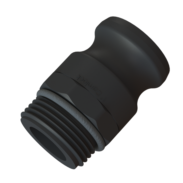 CPP® 1″ Male Camlock (Part FS) × 1″ BSPP Short Male / O-Ring