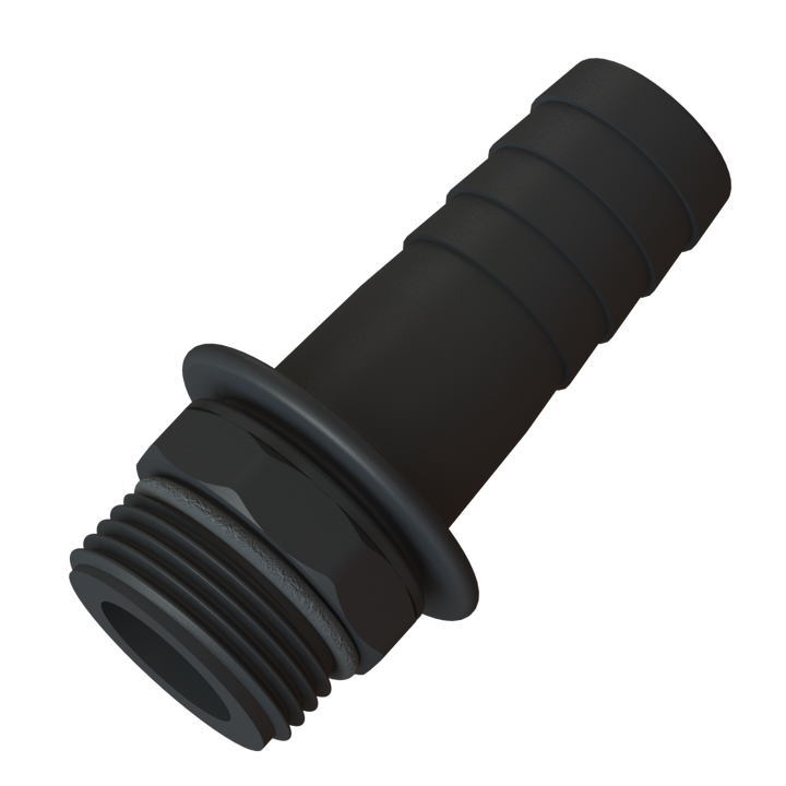 CPP® 1″ BSPP Short Male / O-Ring × 1″ (25 mm) Hose Tail