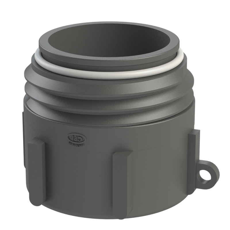 S70X6 Drum Thread × 2″ BSPP Female – GF Polypropylene – CPP®