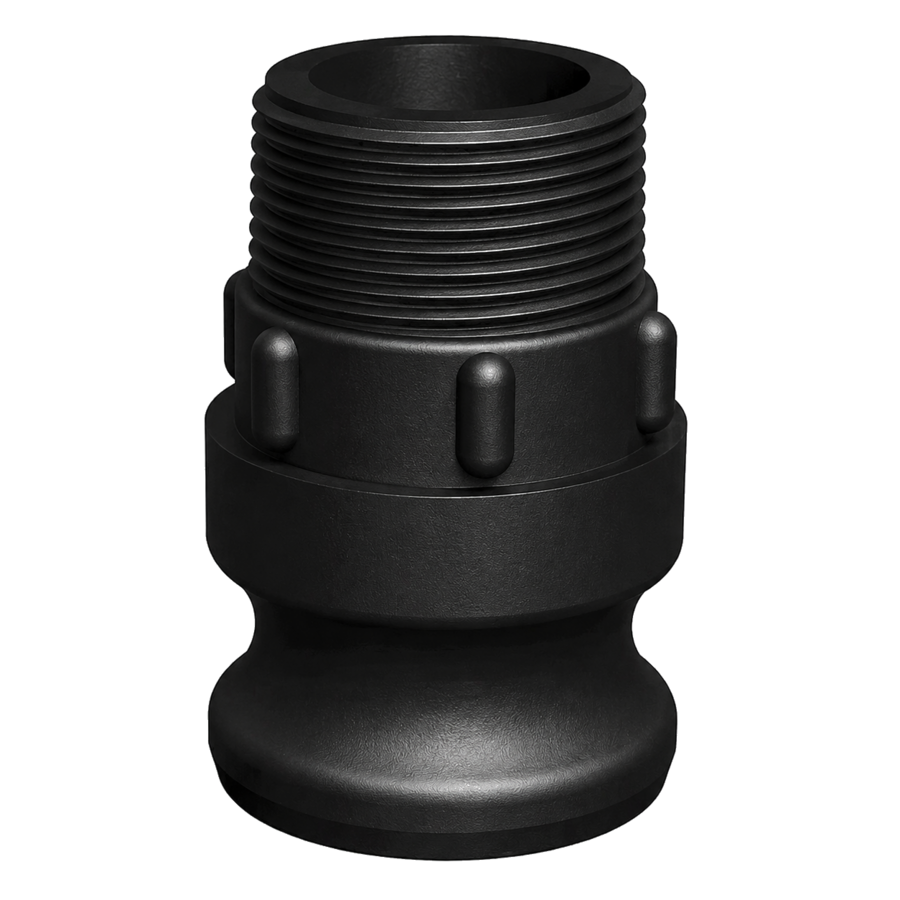 CPP 1½″ Male Camlock × 1¼″ BSPT Male (Type F)