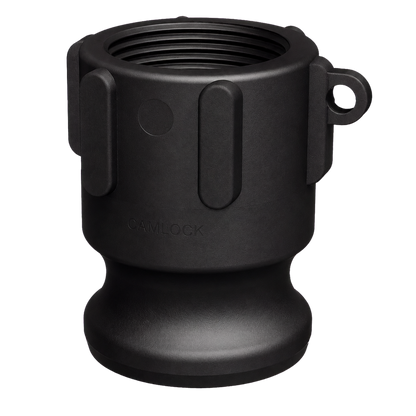 1½″ Male Camlock × 1¼″ NPT Female (Type A) - GF Polypropylene - CPP®