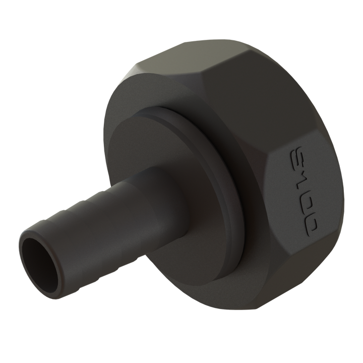 CPP S100X8 Female Swivel × 1¼″ (32 mm) Hose Tail