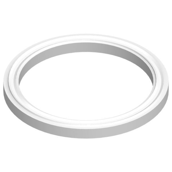 CPP® 2″ Lugged Ribbed Gasket – White PP Elastomer