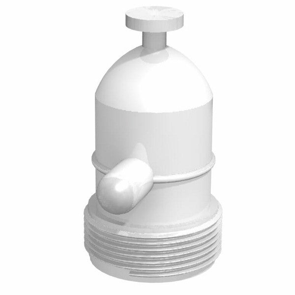 CPP® 1½ inch BSPP lugged male dust plug in natural polypropylene